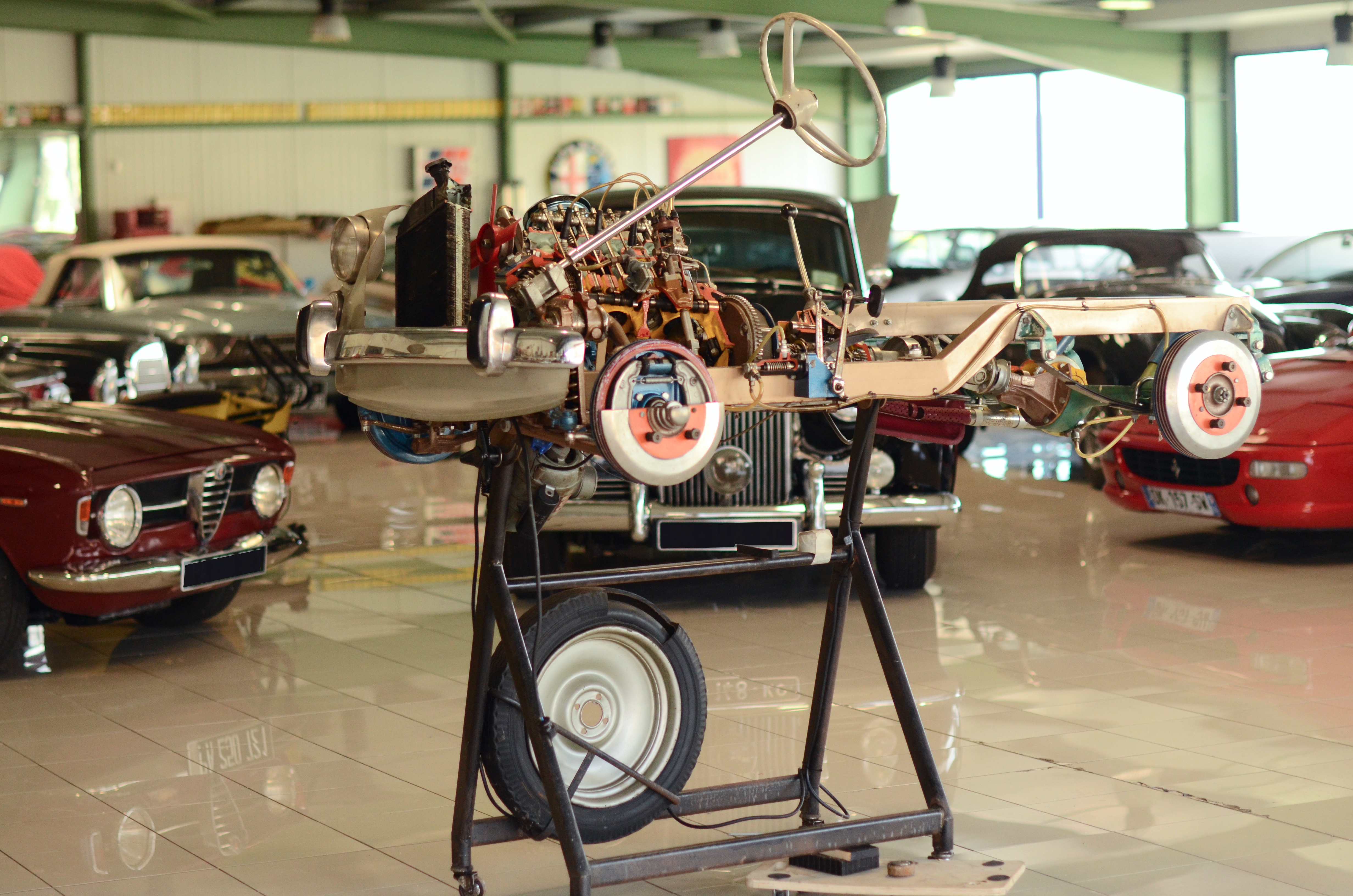 Rarissime Maquette animée d'auto Fiat Années 50